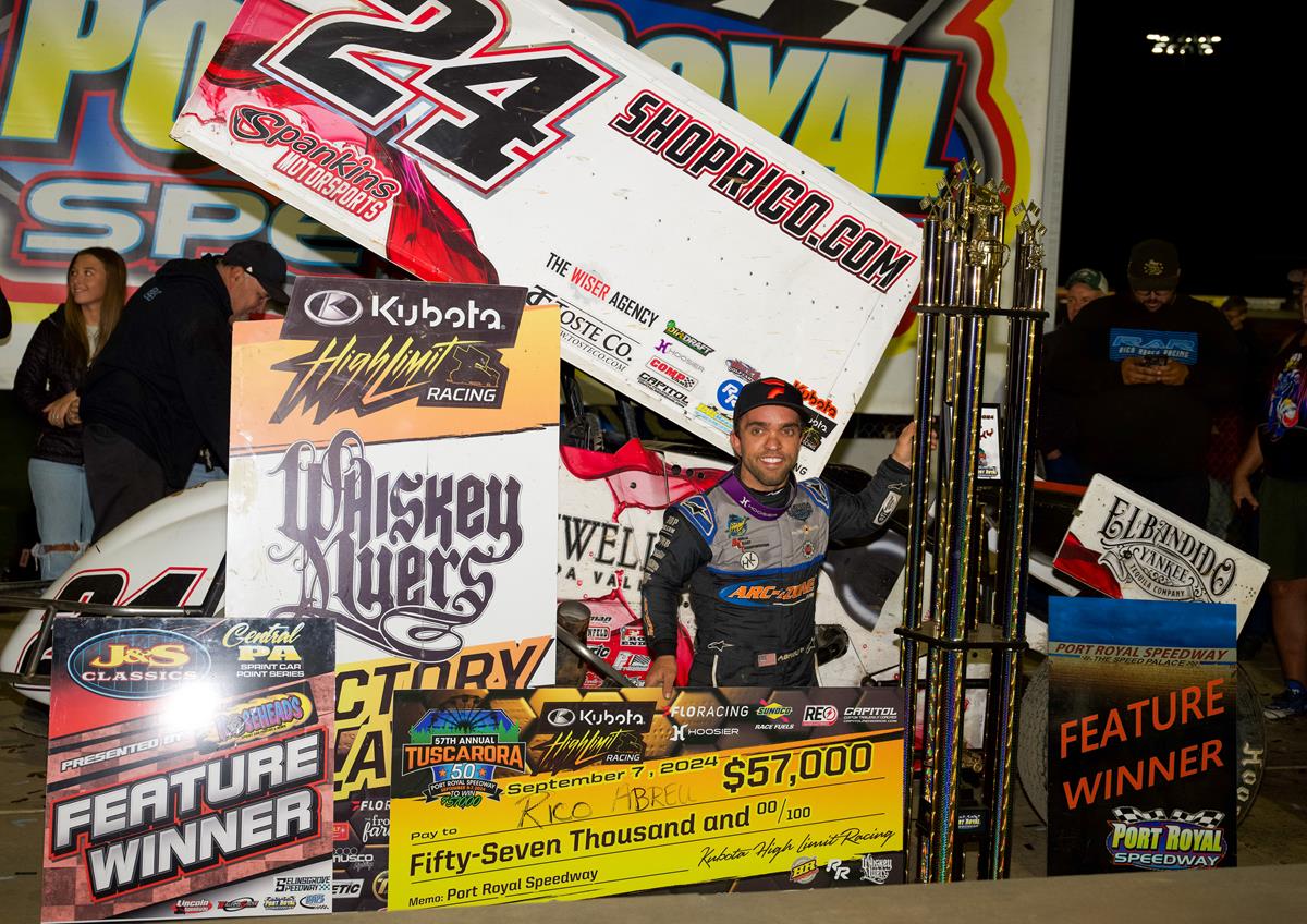 RacinBoys News Rico Abreu wins Tuscarora 50 at Port Royal