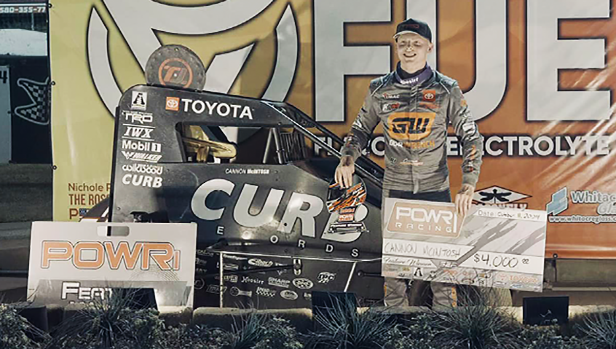 RacinBoys News Cannon McIntosh Captures POWRi Rujo Rumble Victory at