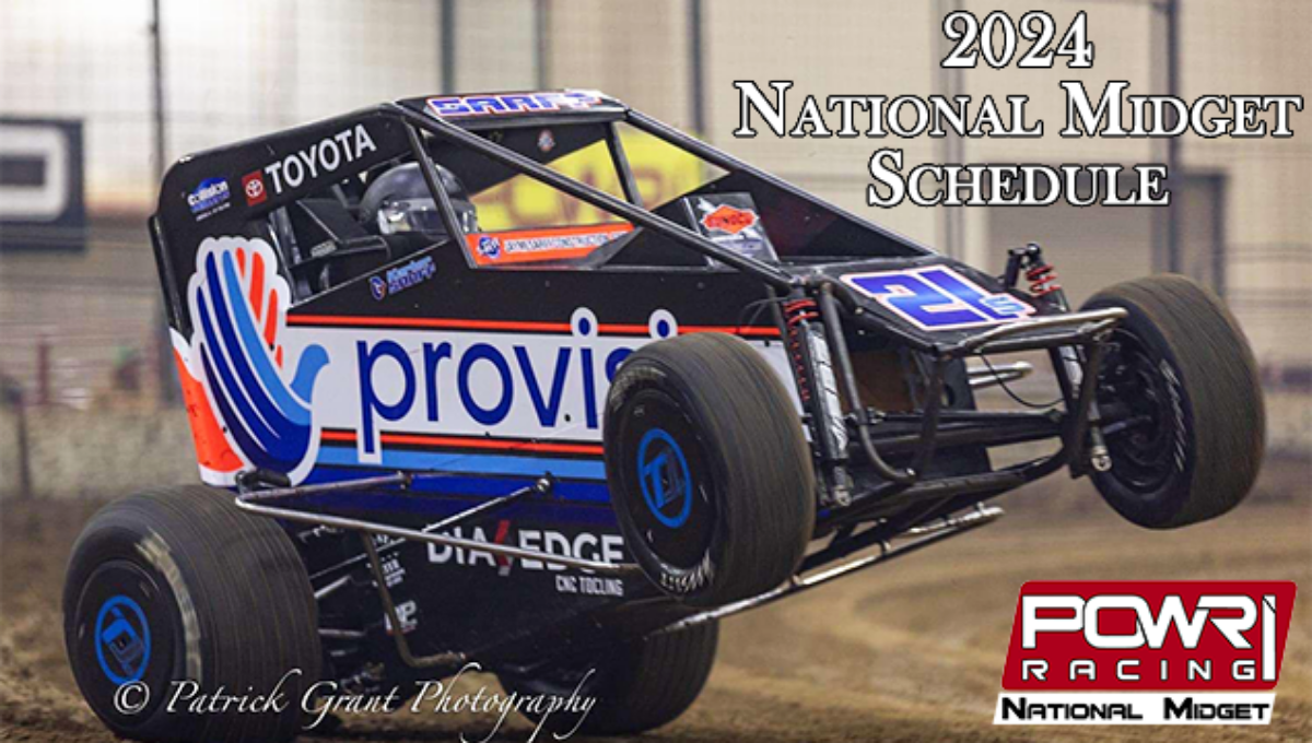 RacinBoys News 26 Dates for POWRi National Midget League in 2024