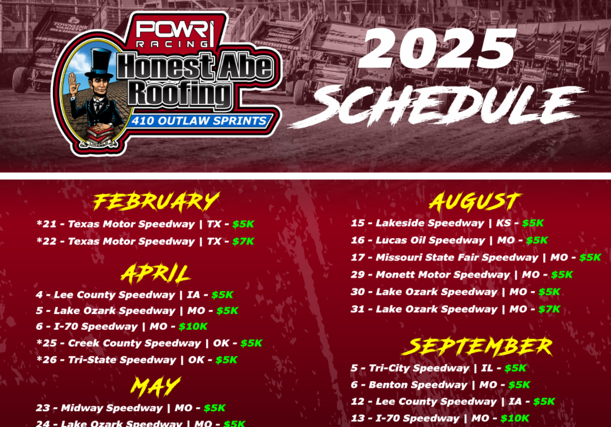 RacinBoys News POWRi reveals 2025 Honest Abe 410 Sprints schedule