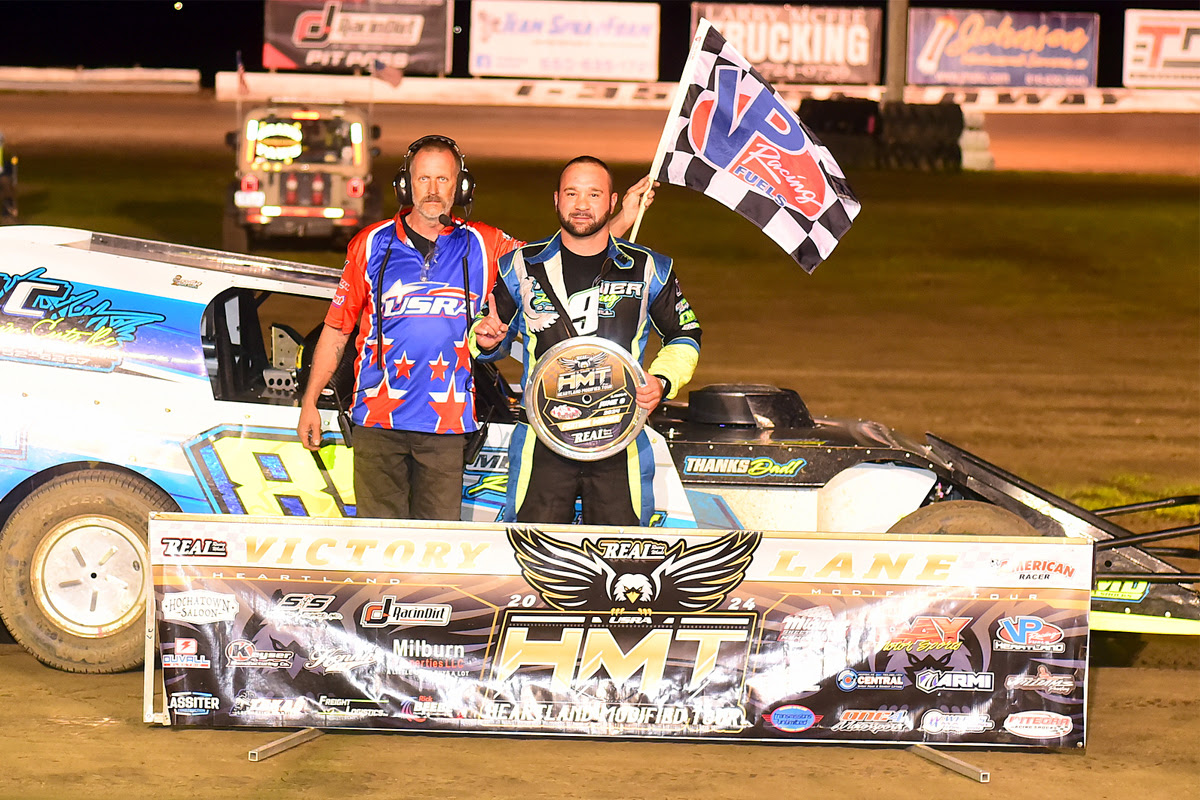 RacinBoys News - Hibner Dominant in Heartland Stop at I-35 Speedway