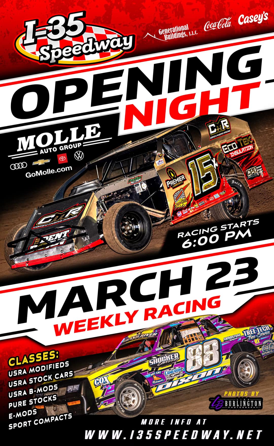 RacinBoys News - I-35 Speedway opens 2024 this Saturday March 23