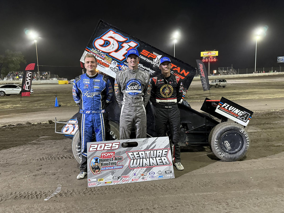 RacinBoys News - Joe B Miller captures POWRi 410 victory at Benton Speedway