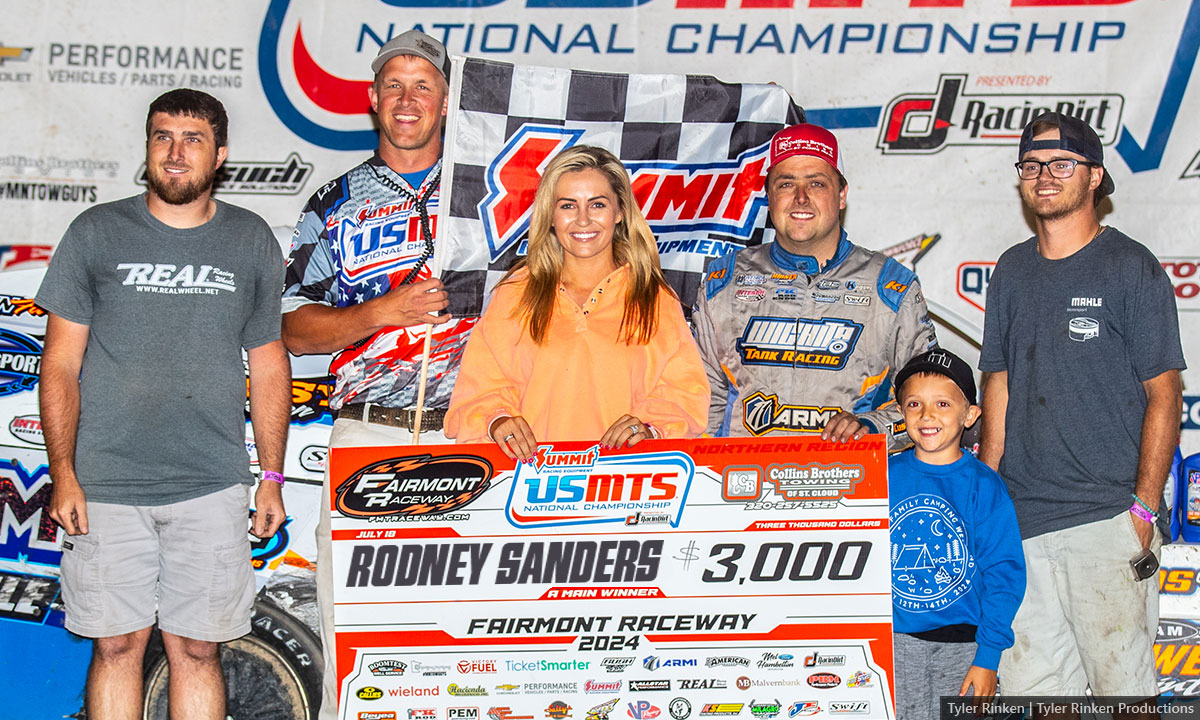 RacinBoys News - Rodney Sanders earns 120th USMTS win at Fairmont